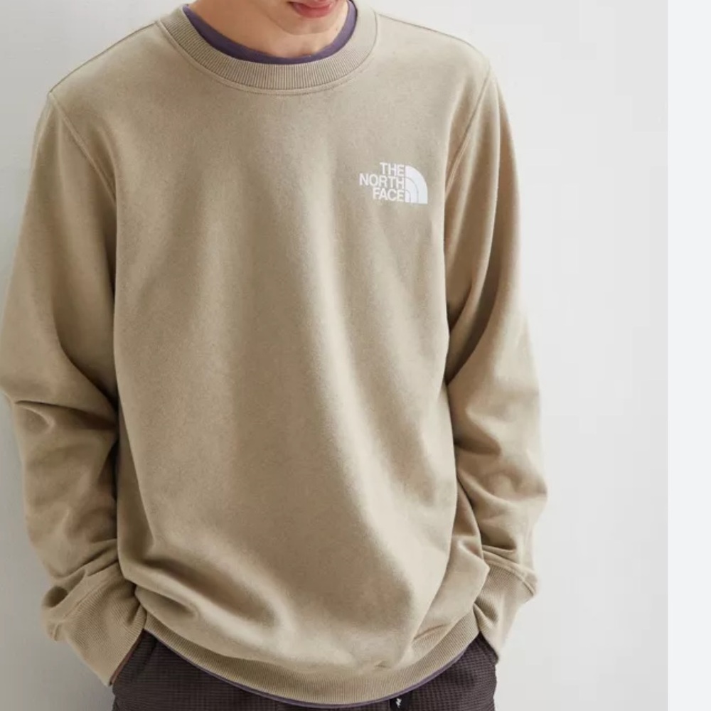 North Face Beige Crewneck